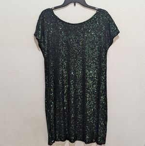 Dark green sequins dress🌟